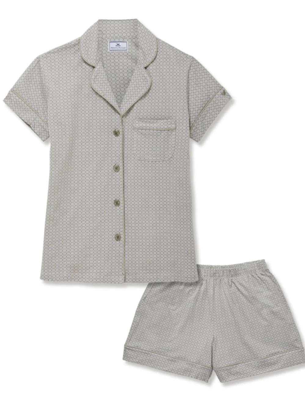 NWT Petite Plume Short Sleeve Pajama Set